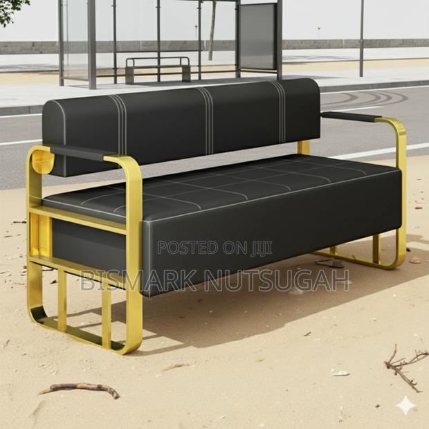 3in1 Modern Salon Barbering Waiting Chair photo 5