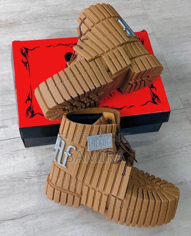 Premium Designer Chunky Block-Sole Boots (Unisex)