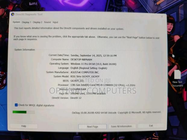 New Laptop Asus ROG Strix G17 32GB Intel Core I9 SSHD (Hybrid) 1T photo 6