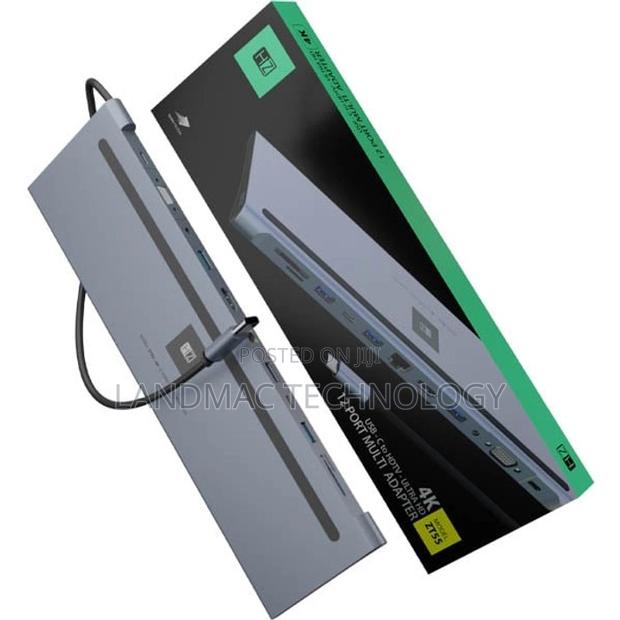 Heatz 12 in 1 Usb-C Hub Zt55 Ultra Hd for Macbooks and Laptops