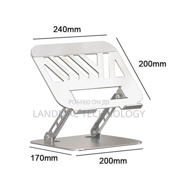 Adjustable Laptop Stand for Desk, Metal Foldable Laptop Riser Holder