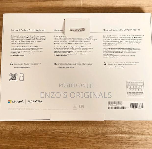 Microsoft Surface Pro 12 Keyboard Black Sealed New Certified Original photo 5