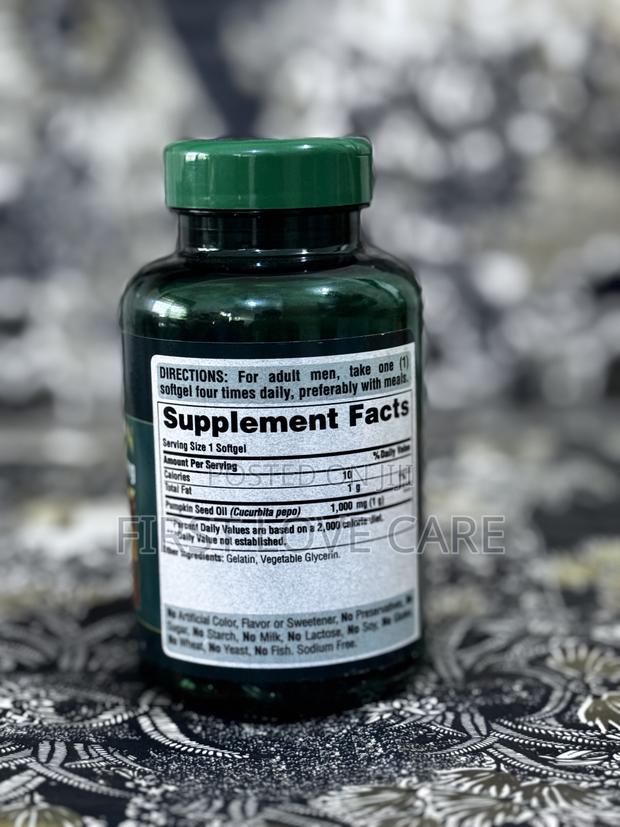 Puritan Pride Pumpkin Seeds Oil 1000mg photo 2