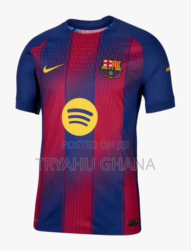 Ghana Fans’ Favorite Barcelona 2025/26 Home Jerseys – Tryahu Boutique · Photo 4