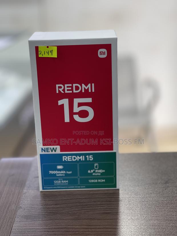 New Xiaomi Redmi 15 128 GB Black photo 2