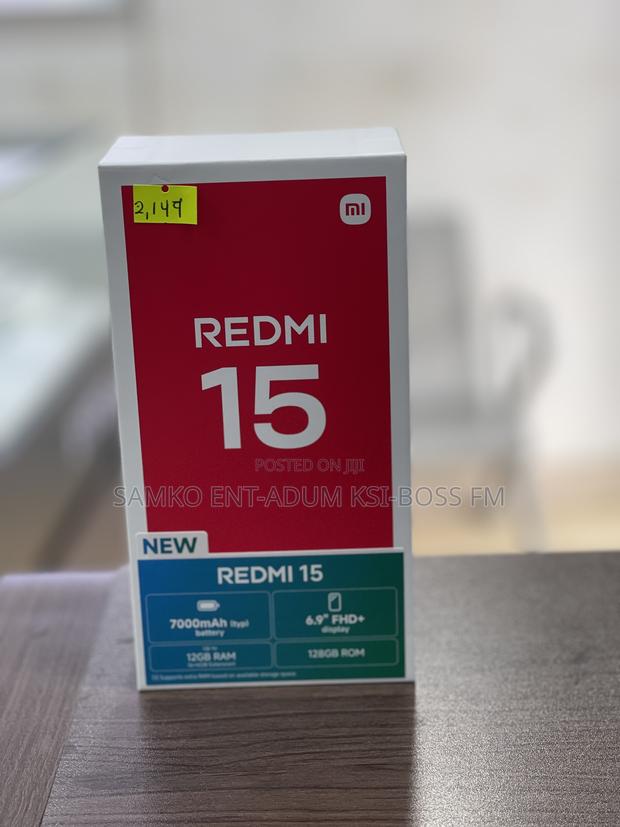 New Xiaomi Redmi 15 128 GB Black