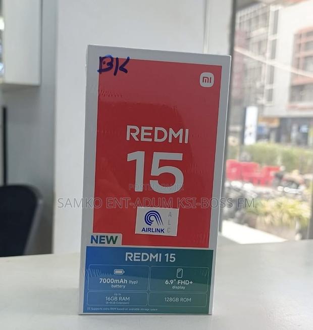 New Xiaomi Redmi 15 128 GB Black