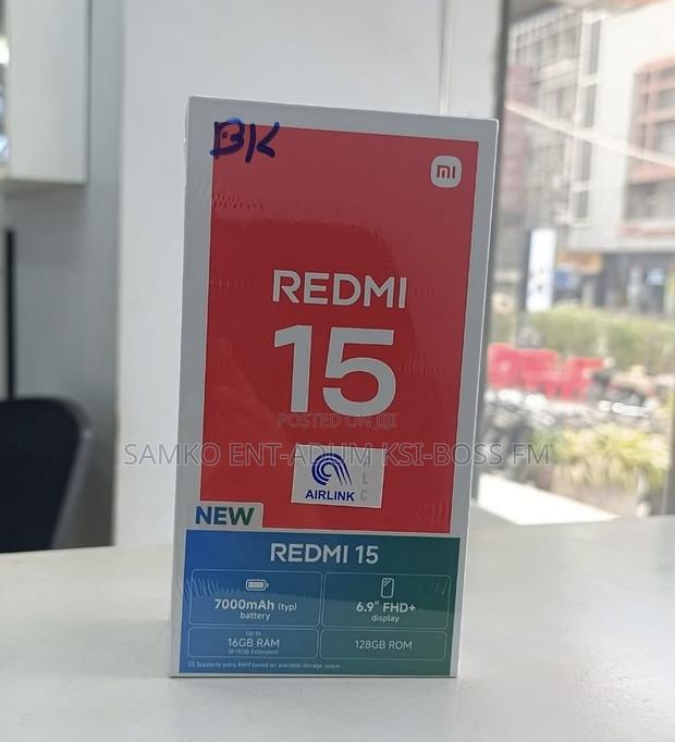 New Xiaomi Redmi 15 128 GB Black photo 2