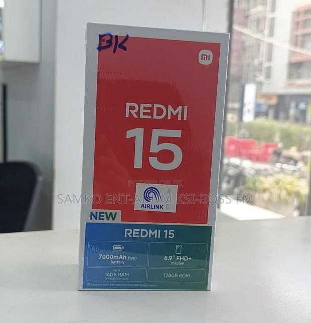 New Xiaomi Redmi 15 128 GB Black photo 3