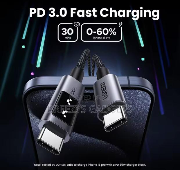 Ugreen Uno Pd100w Fast Charge Usb C Cable photo 3