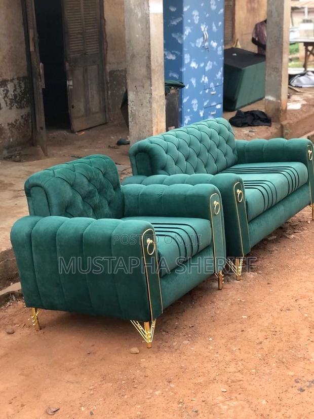 Emerald Gold 6-Seater Chesterfield Suite – Palace-Level Luxury