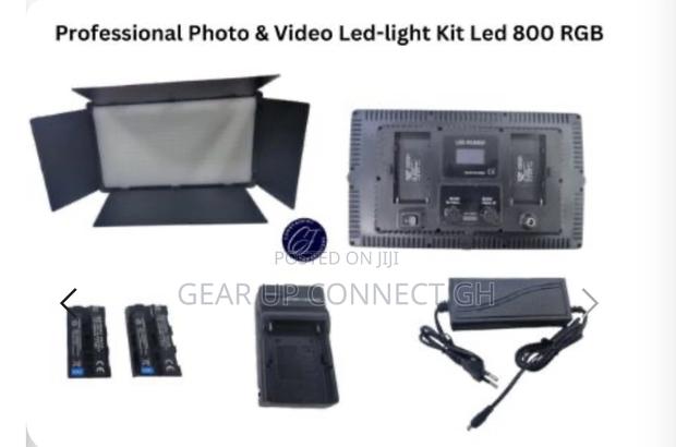Led 800 Red Professional Video And Phot Led Light Kit