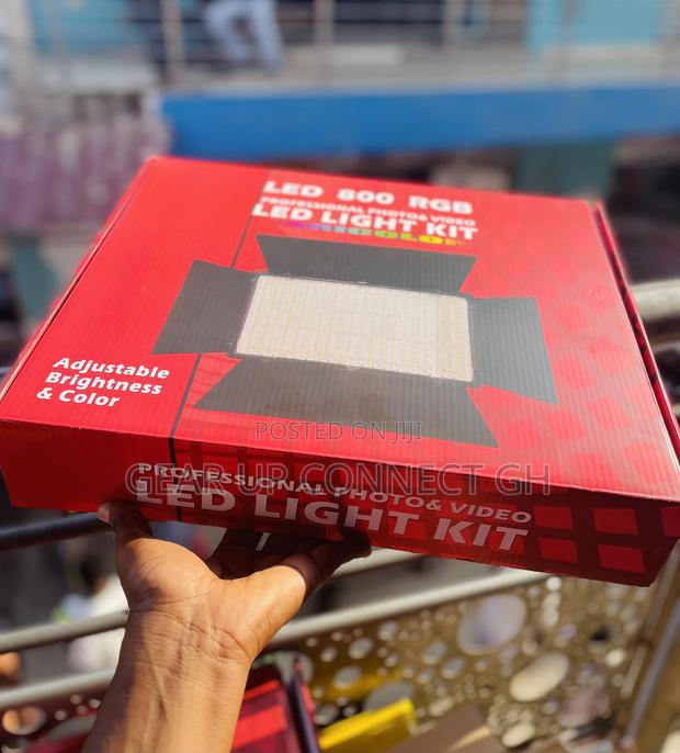 Led 800 Red Professional Video And Phot Led Light Kit photo 3