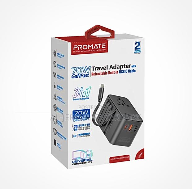 Promate 70 Watts Travel Adapter · Photo 4