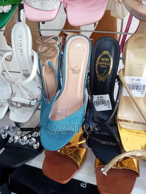 Ladies Stylish Designer Heels Slippers – Multiple Colours Designs