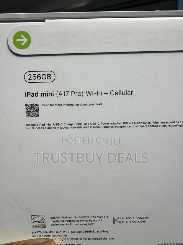 New Apple iPad mini 7 256 GB Gray photo 2