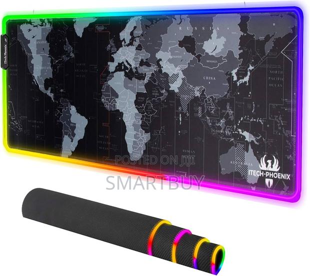 Illuminated World Mouse Pad