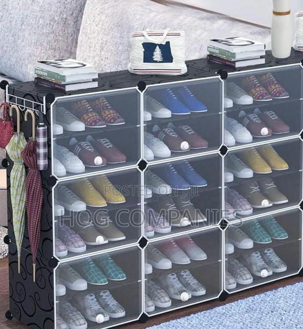 Portable Shoe Rack Organizer With Door- Fast Delivery in 2 Hours · Photo 3
