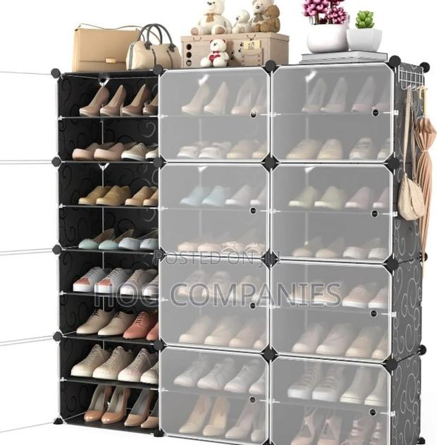 Portable Shoe Rack Organizer With Door- Fast Delivery in 2 Hours · Photo 4