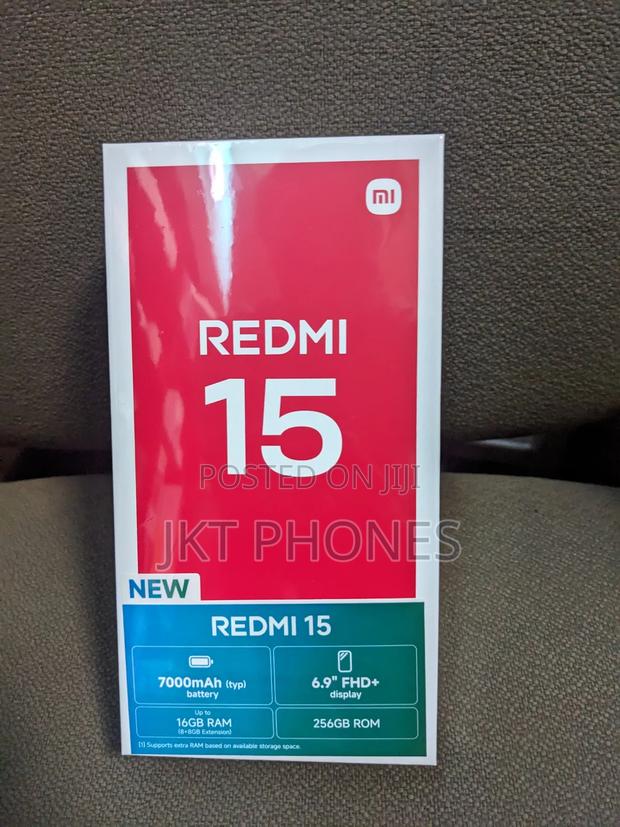 New Xiaomi Redmi 15 5G 256 GB Gray photo 2
