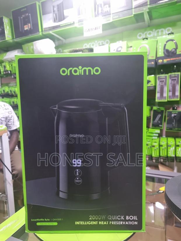 Oraimo Smartkettle Byte 2000w 304 Stainless Steel Electric Kettle