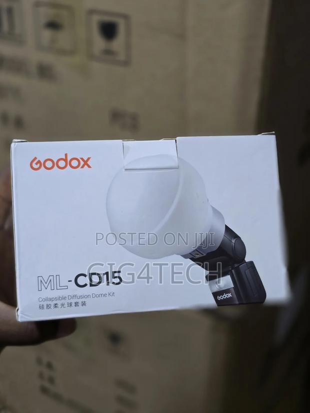 Godox Diffusion Dome With 3 Adapters for Flash and Mono Lights photo 2