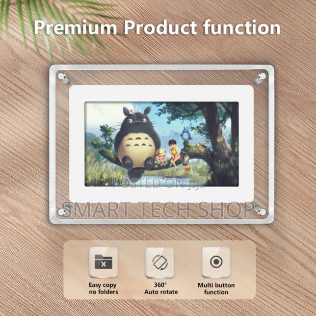 Acrylic Digital Photo Frame 1500mah Battery 7"Ips Screen Speaker 4gb photo 6