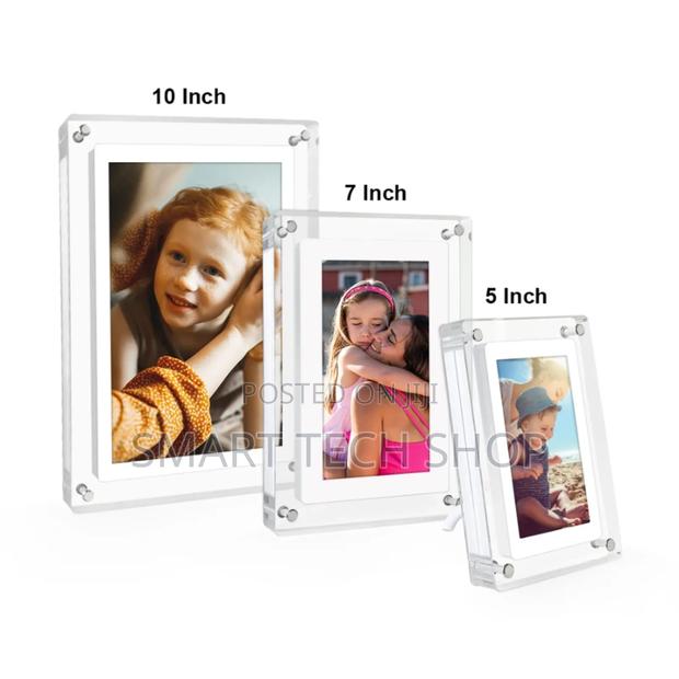 Acrylic Digital Photo Frame 1500mah Battery 7"Ips Screen Speaker 4gb photo 9