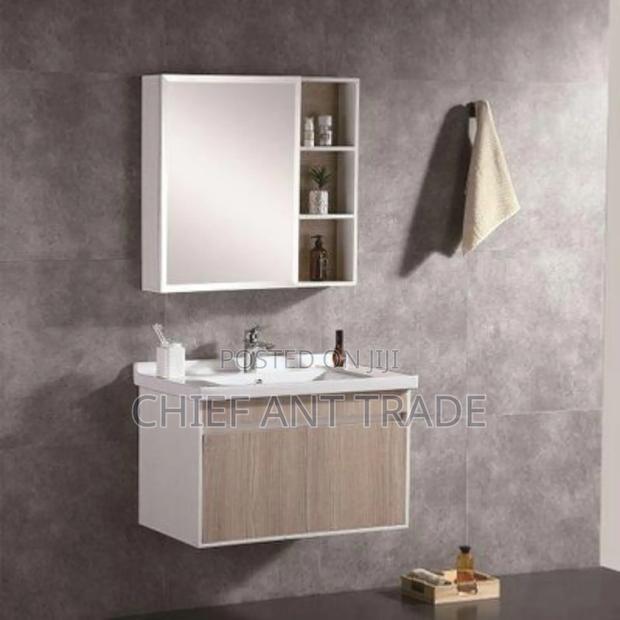 Wood Color Cabinet Basin 60cm 605 · Photo 3