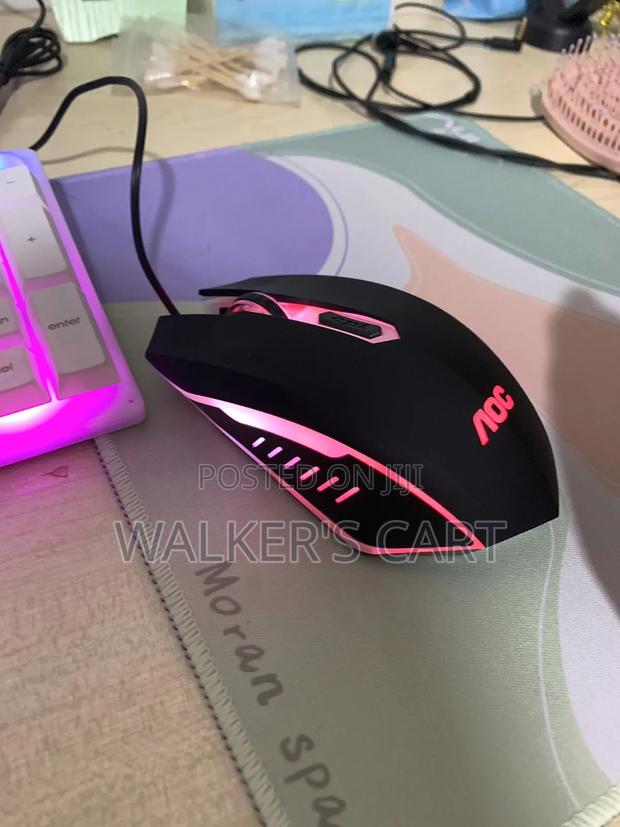 Aoc Keyboard, Mouse – Wired, Mechanical Illuminated photo 4