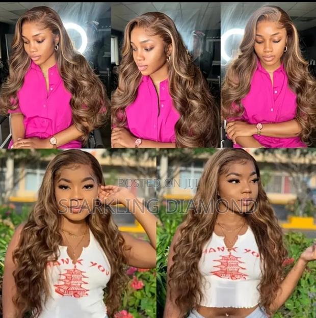 26" Golden Body Wave Wig – Heat-Resistant Synthetic photo 2