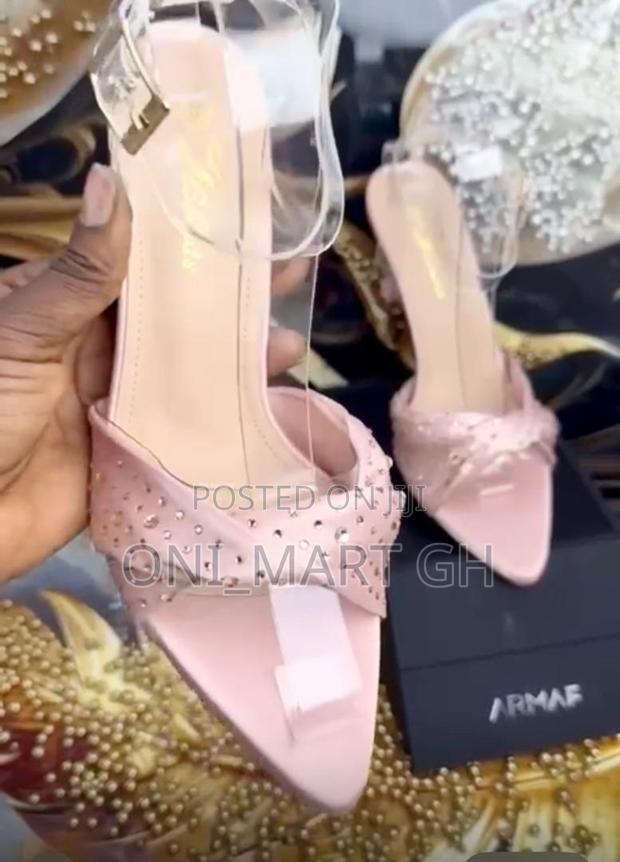 Transparent Women's Heel Sandals / Women's Shoes