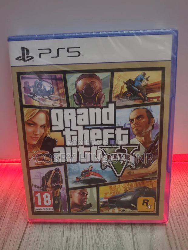 Gta v Grand Theft Auto 5 Ps5 Cd Sealed photo 2