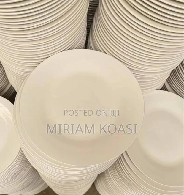 Round Dinner White Plates: Rent · Photo 2