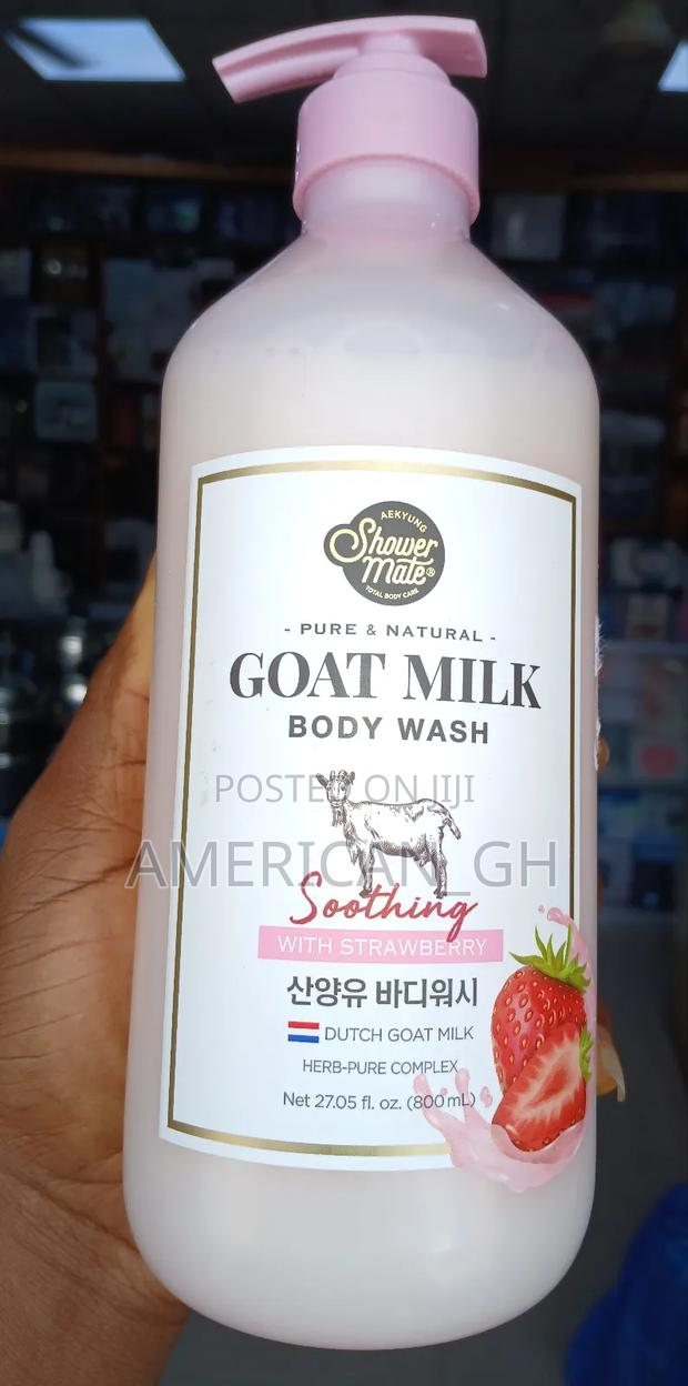Goat Milk Shower Gel(Strawberry) 800ml · Photo 4