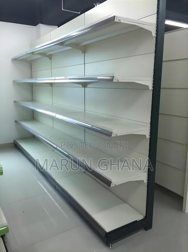 Supermarket Single Sided Wall Unit Racks Shelves