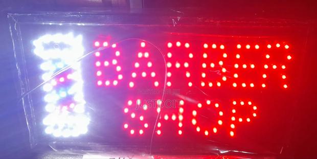 Barber Shop Led Sign.