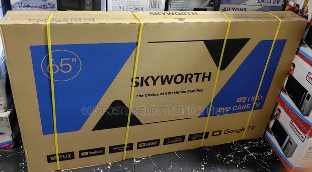 Excellent, Skyworth 65.Smart With Android HDR Tv