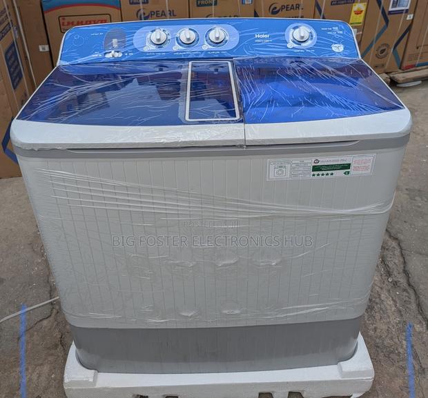 Haire , 18kg Twin Tub Semi- Auto Wash Machine