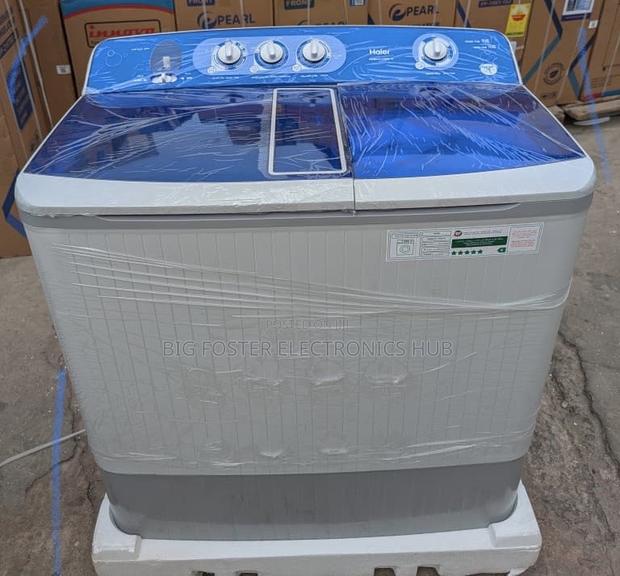 Astonishing, Haire , 18kg Twin Tub Semi ~ Auto Wash Turbo Dry Machine