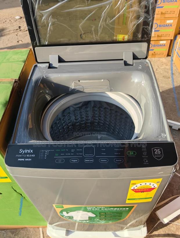 Synix 10.5kg Top Loader Full Auto Wash, Spin Turbo Dry Machine