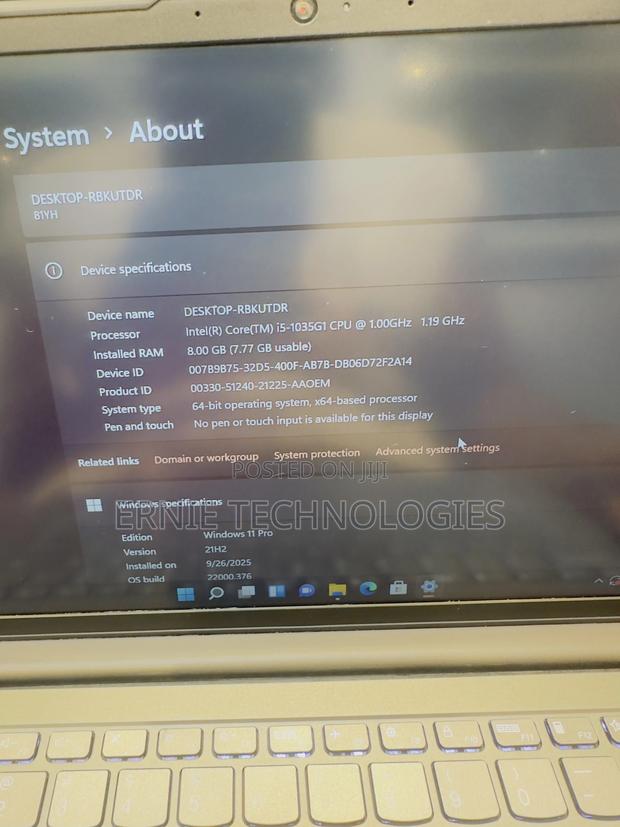 Laptop Lenovo 8GB Intel Core i5 SSD 256GB photo 9