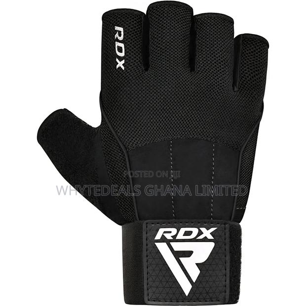 Rdx W3 Weightlifting Gym Gloves|Comfort|100% Authentic Leather From Uk