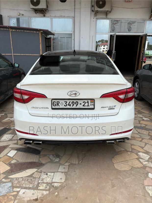 Hyundai Sonata Limited 2.0T Seban (2.0L 4cyl 6A) 2017 White