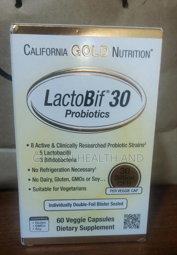 Lactobif, 30 Billion Probiotic Cfu, 60caps. High Potency Gut Care.
