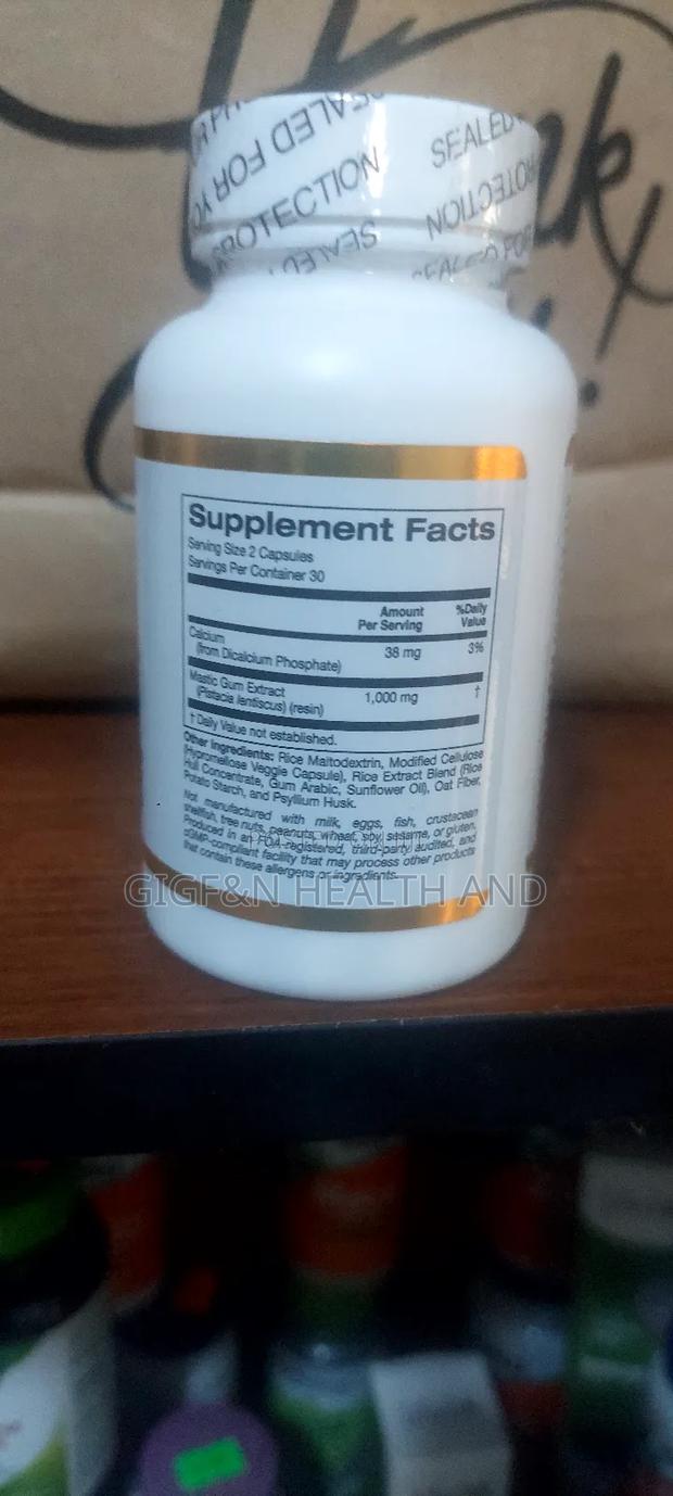 Mastic Gum, 500mg, 60 Caps (Gut Health) photo 2