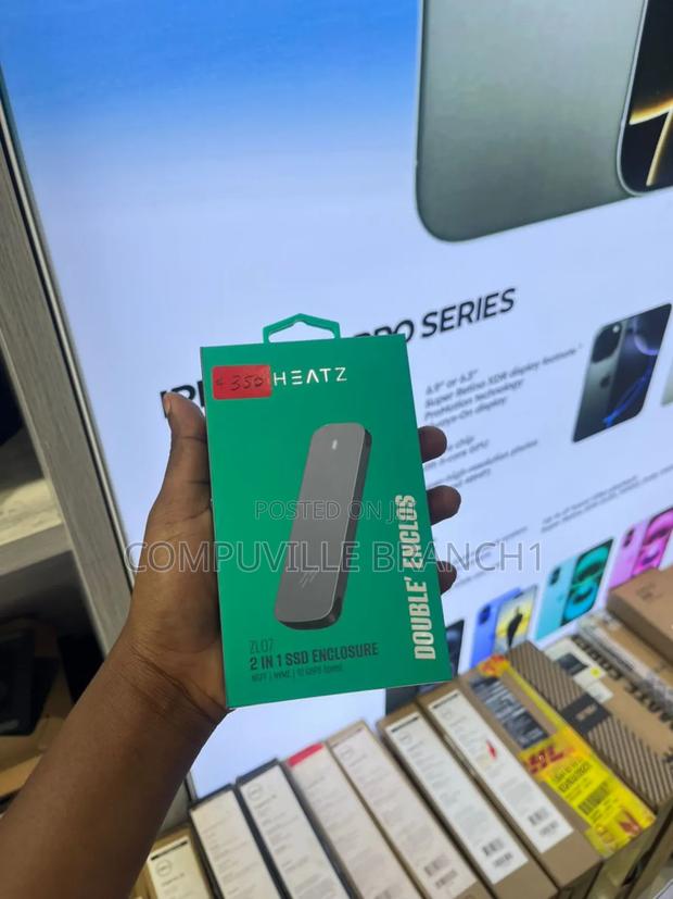 Heatz 2 in 1 SSD Enclosure