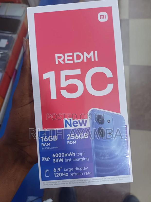 New Xiaomi Redmi 15C 4G 256 GB Black · Photo 3