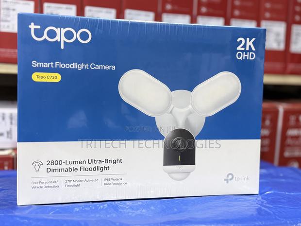 Tp-Link 3mp Wi-Fi Tapo C720 Smart Floodlight Camera · Photo 3