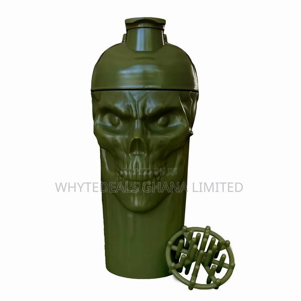 Jnx Skull Gym Shaker Bottles| Durable| 700ml| Hydrate More In The Gym photo 2